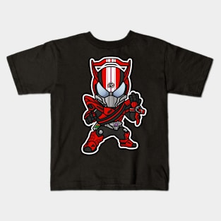 Kamen Rider Drive Chibi Style Kawaii Kids T-Shirt